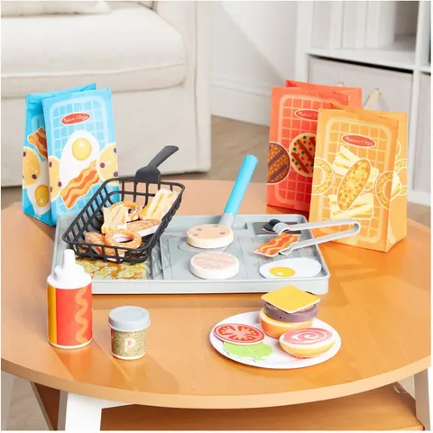 Melissa & Doug Flip & Fry Grill Play Set – image 2