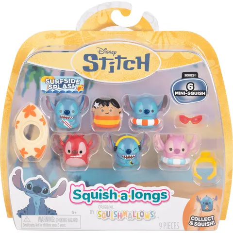 Squish-a-longs Disney Stitch Figures - 6 Pack – image 2