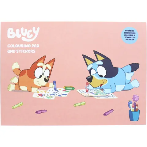 Bluey A4 Colouring Pad – image 2
