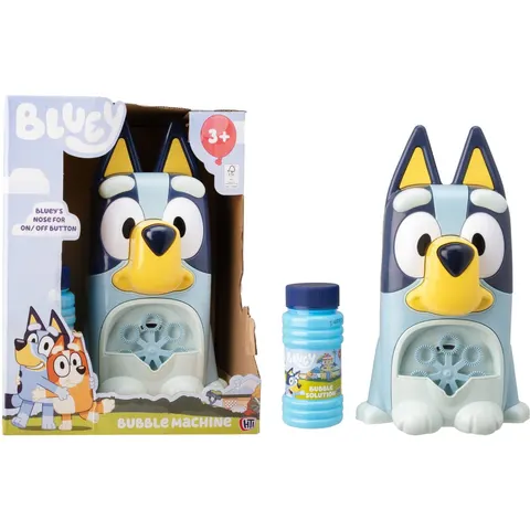 HTI Bluey Character Bubble Machine with 118ml Bubble Solution for Kids – image 2