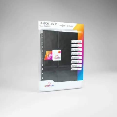 Gamegenic - Sideloading 18-Pocket Pages (10) - Black – image 2