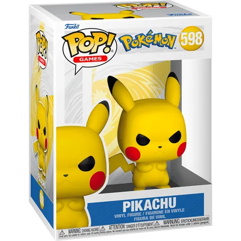 Funko Pop Pokémon Grumpy Pikachu Vinyl Figure No. 598 – image 2