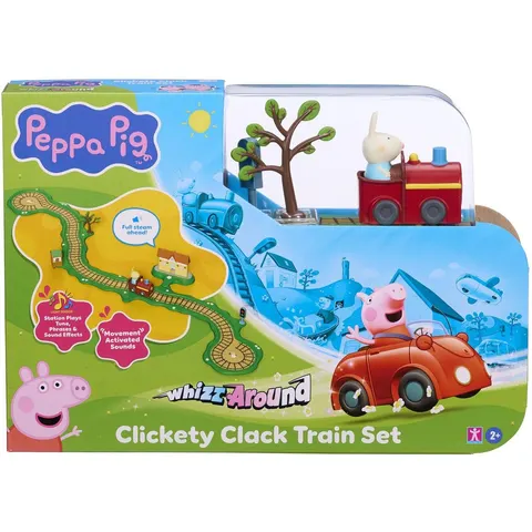 Peppa Pig Whizz Around Clickety Clack Train Set – image 2