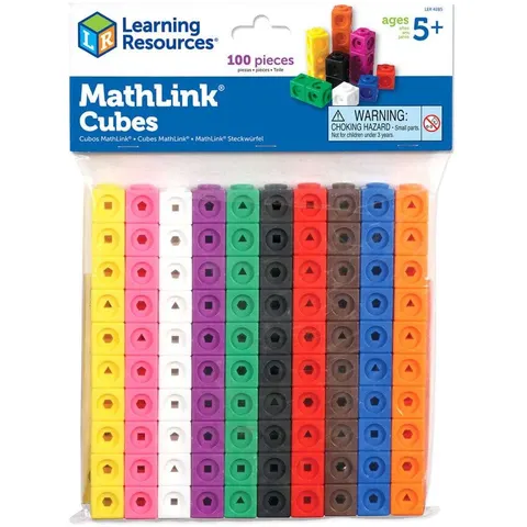 Learning Resources MathLink Cubes Set – image 2