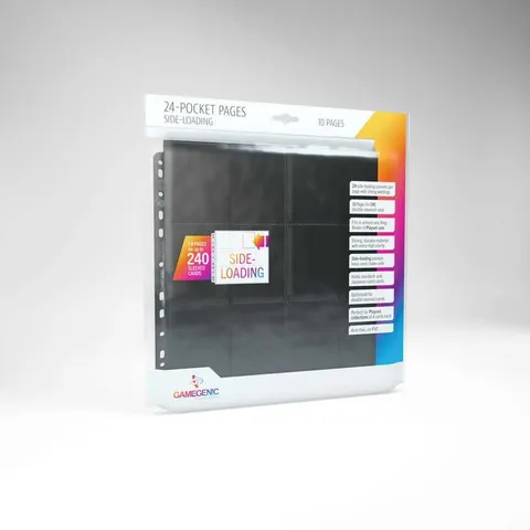 Gamegenic - 24-Pocket Sideloading Pages (10) - Black – image 2