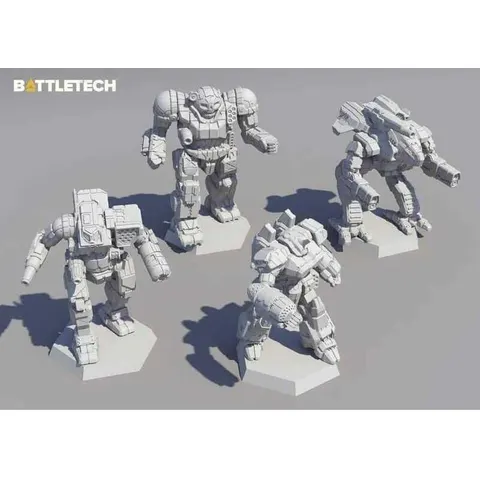 BattleTech Inner Sphere Direct Fire Lance Miniature Set for Tabletop Games by Catalyst Game Labs – image 2