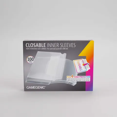 UNIT Gamegenic Closable Inner Sleeves 64x89 (100 ct.) – image 2