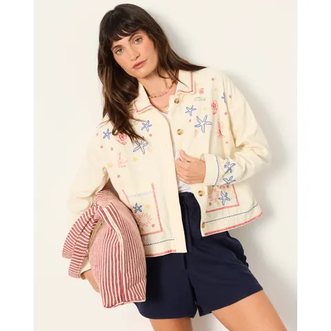 FatFace Shells Embroidered Jacket – image 2