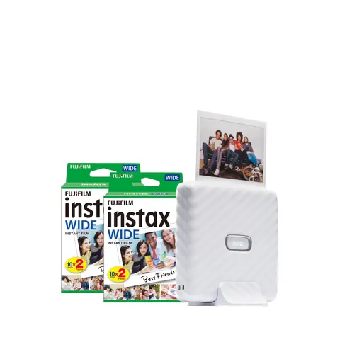 Instax Link Wide Printer - Ash White – image 3