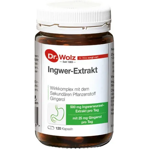 Ingwer Extrakt Doktor wolz Kapseln – Bild 3