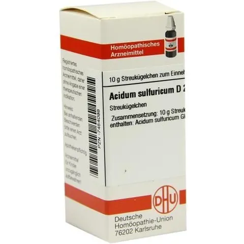 DHU Acidum Sulfuricum D200 Globuli – Bild 2