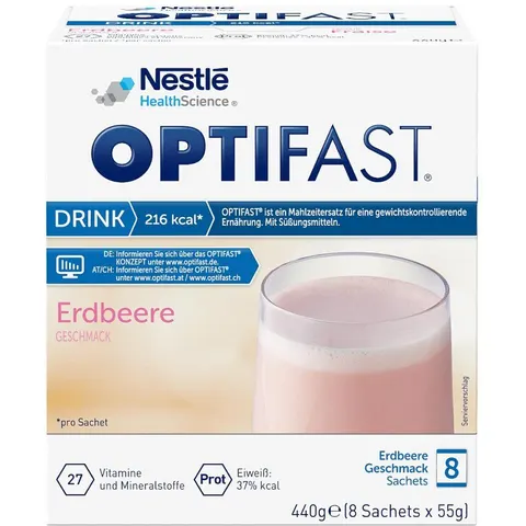 Optifast Home Drink Erdbeere Pulver – Bild 3