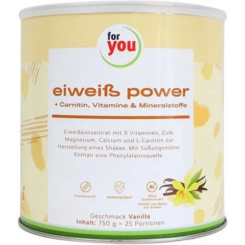 For You Eiweiss Power Vanille – Bild 2