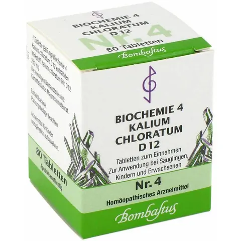 Biochemie 4 Kalium chloratum D12 Tabletten – Bild 2