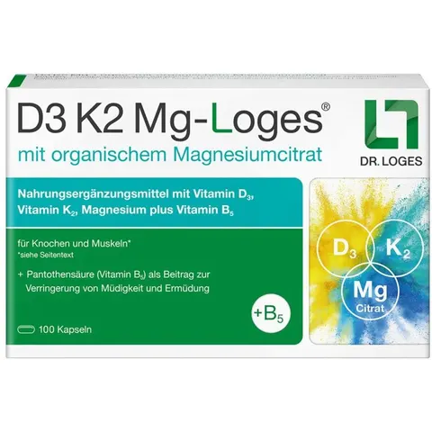 D3 K2 Mg-Loges 100 St Kapseln – Bild 2