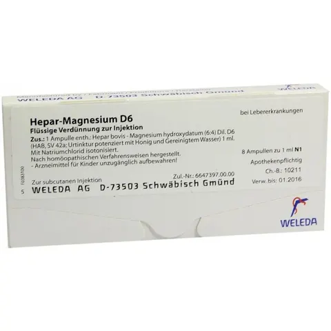 Hepar-magnesium D6 Ampullen – Bild 3