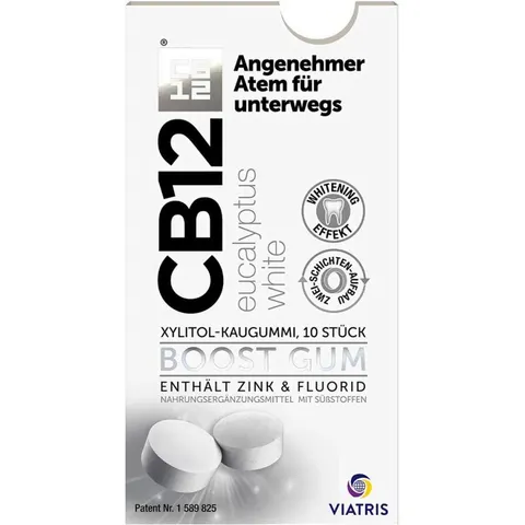CB12 Boost Eucalyptus White Kaugummi mit Whitening-Effekt – Bild 2