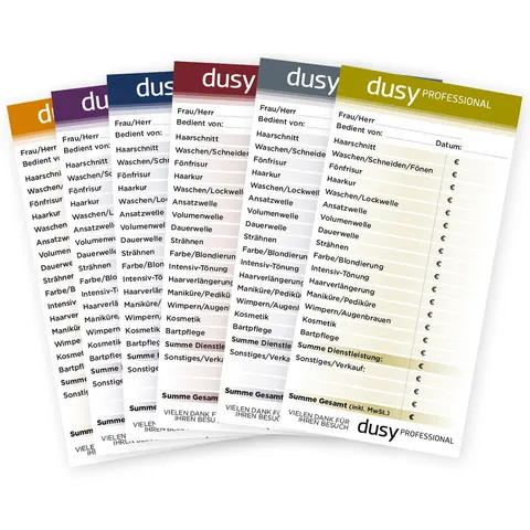 60 Stück dusy professional Bedienungsblocks – Bild 2