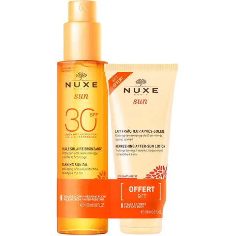 Nuxe Sun Set Sonnenöl LSF30 Gratis After-Sun – Bild 2