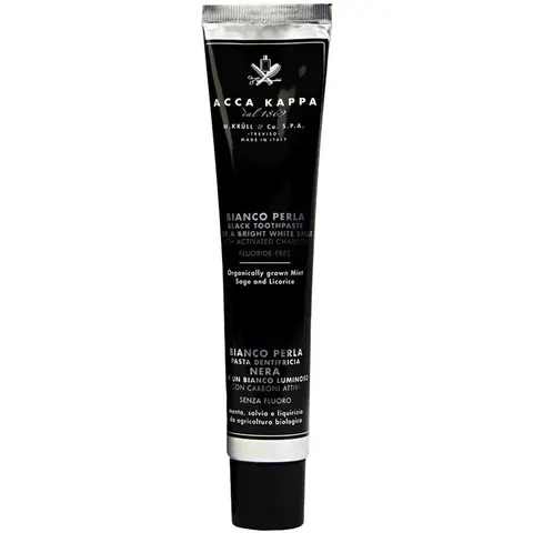 100ml Acca Kappa Bianco Perla Black Toothpaste – Bild 2