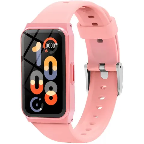 INF Multifunktionale Smartwatch mit Herzfrequenz- und Blutsauerstoffüberwachung, kompatibel mit der Hry Fine App Rosa – Bild 2