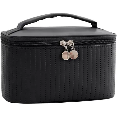 INF Tragbare wasserdichte Make-up-Tasche Schwarz – Bild 2