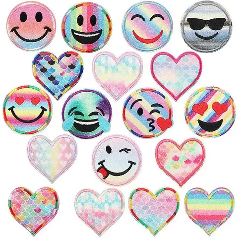INF 18-teiliges Patch-Set - Gestickte Aufbügler – Bild 2
