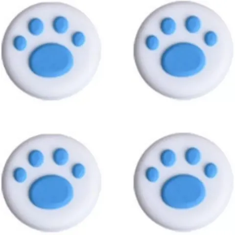 INF 4er-Pack Paradise Switch 2 Controller Joystick Schutz Weiß+Blau – Bild 2