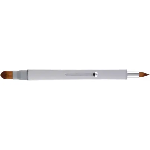 INF Einziehbarer Lippenpinsel - Doppelseitiger Lippenstiftpinsel mit Kappe – Bild 2