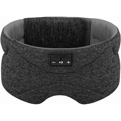 INF Bluetooth-Schlafmaske Schlafkopfhörer Schwarz – Bild 2