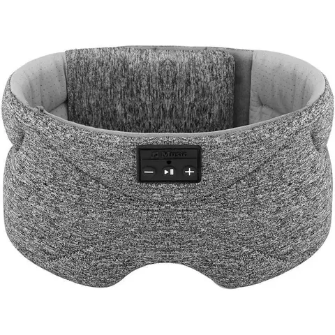 INF Bluetooth-Schlafmaske Schlafkopfhörer Grau – Bild 2