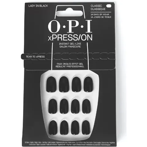 OPI xPRESS/ON false nails Lady in Black 30 pc – image 2