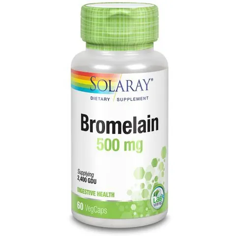 Solaray Bromelain 60 Vegetable Capsules – image 2