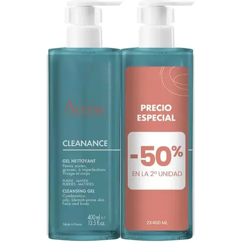 Avène Cleanance Cleansing Gel Pack 2 x 400 ml – image 2
