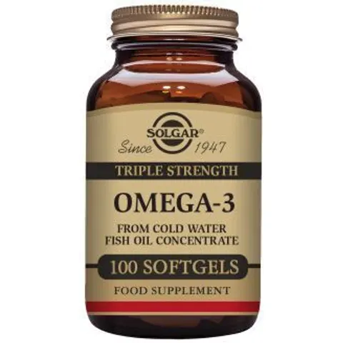 Solgar Omega 3 Triple Concentration 100 Softgels – image 3
