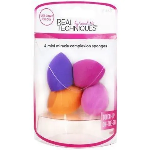 Real Techniques Mini Miracle Complexion Sponge 4 Uds – image 2