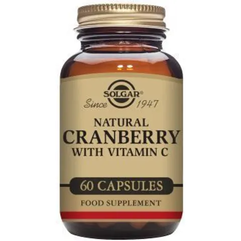 Solgar Cranberry with Ester C Vegetable Capsules, 60 – image 3