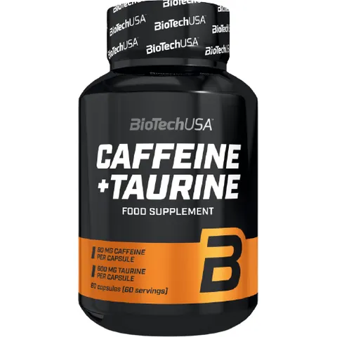 BiotechUSA Caffeine & Taurine 60 Capsules – image 2