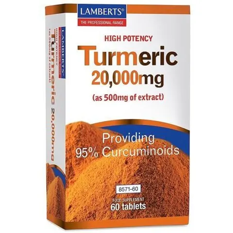Lamberts Turmeric Curcuma 60 Tabs – image 2