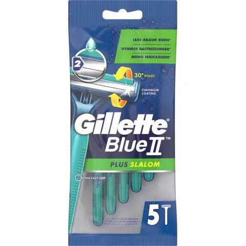 Gillette Blue2 Plus Slalom Razor 5 units – image 2