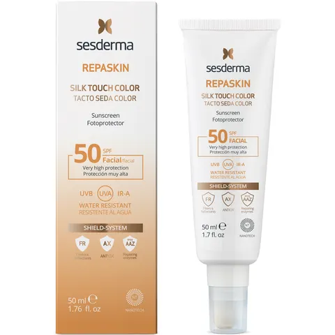 Sesderma Repaskin Sunscreen Silky Touch 50mL Tinted SPF50+ – image 3