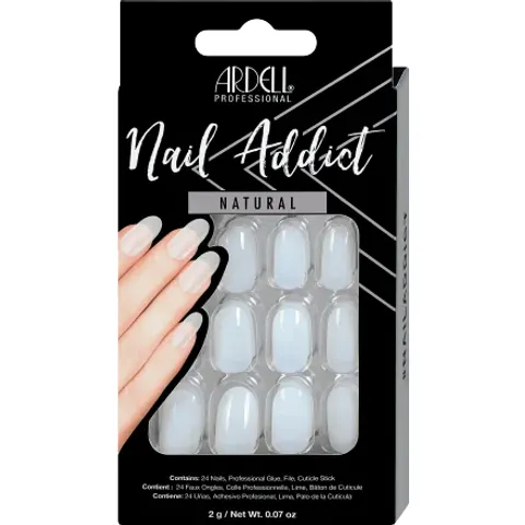 Ardell Nail Addict Natural Oval False Nails – image 2
