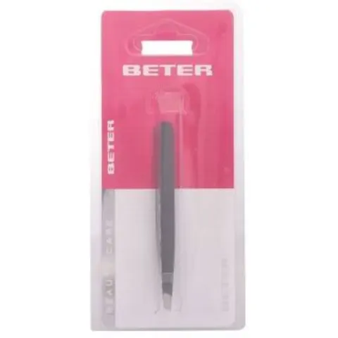 Beter Stainless steel slanted-tip tweezers – image 2