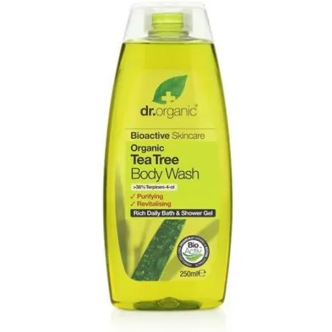 Dr.Organic Tea Tree Body Wash 250ml – image 2