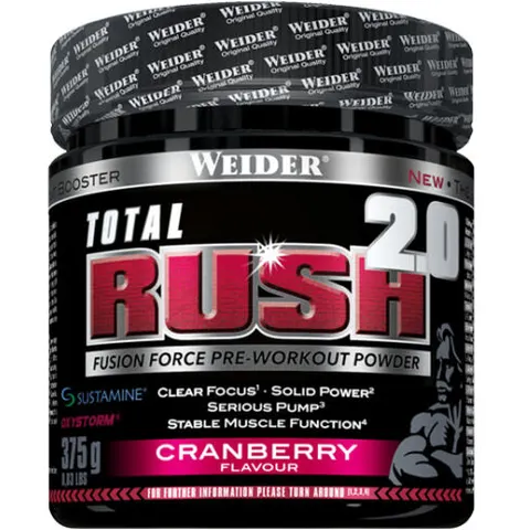 Weider Total Rush 2.0, Cranberry, 375g – image 2