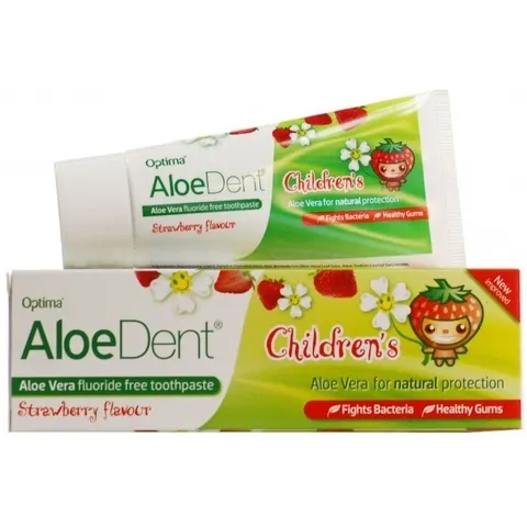 Aloe Dent Strawberry Children's Toothpaste 50ml – image 2