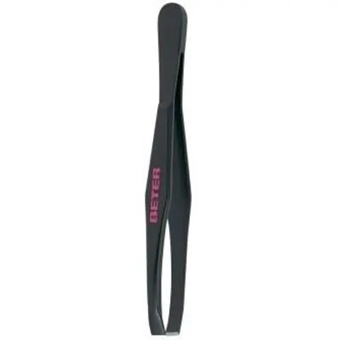 Beter Black Straight Tip Depilatory Tweezers – image 2