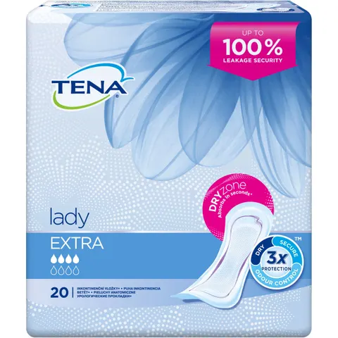Tena Lady Extra Pads 20 Units – image 2