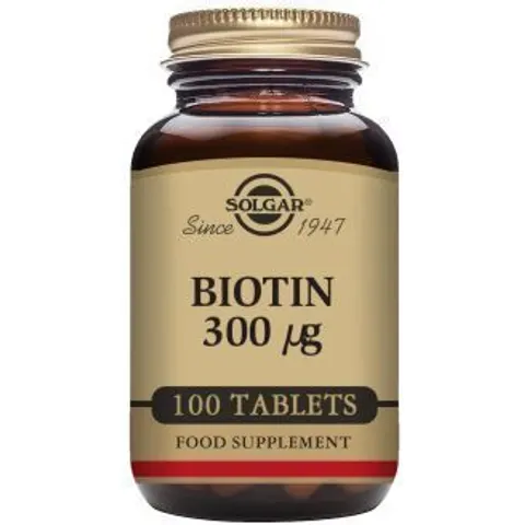 Solgar Biotin 300 mcg 100 Tablets – image 2