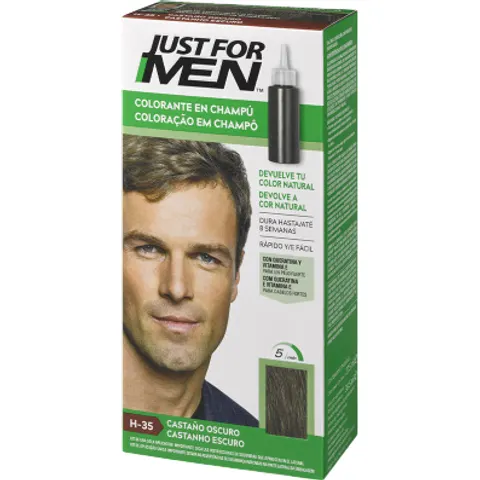 Shampoo Dye Just for Men Dark (30 ml) – image 2